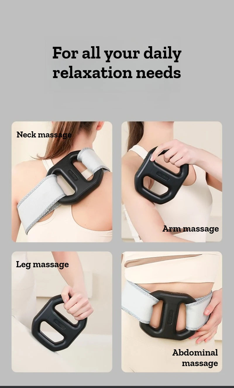 Fascia Massager Ring | Mini Vibration Muscle Massager for Tight Fascia, Muscle Tension & Portable Pain Relief