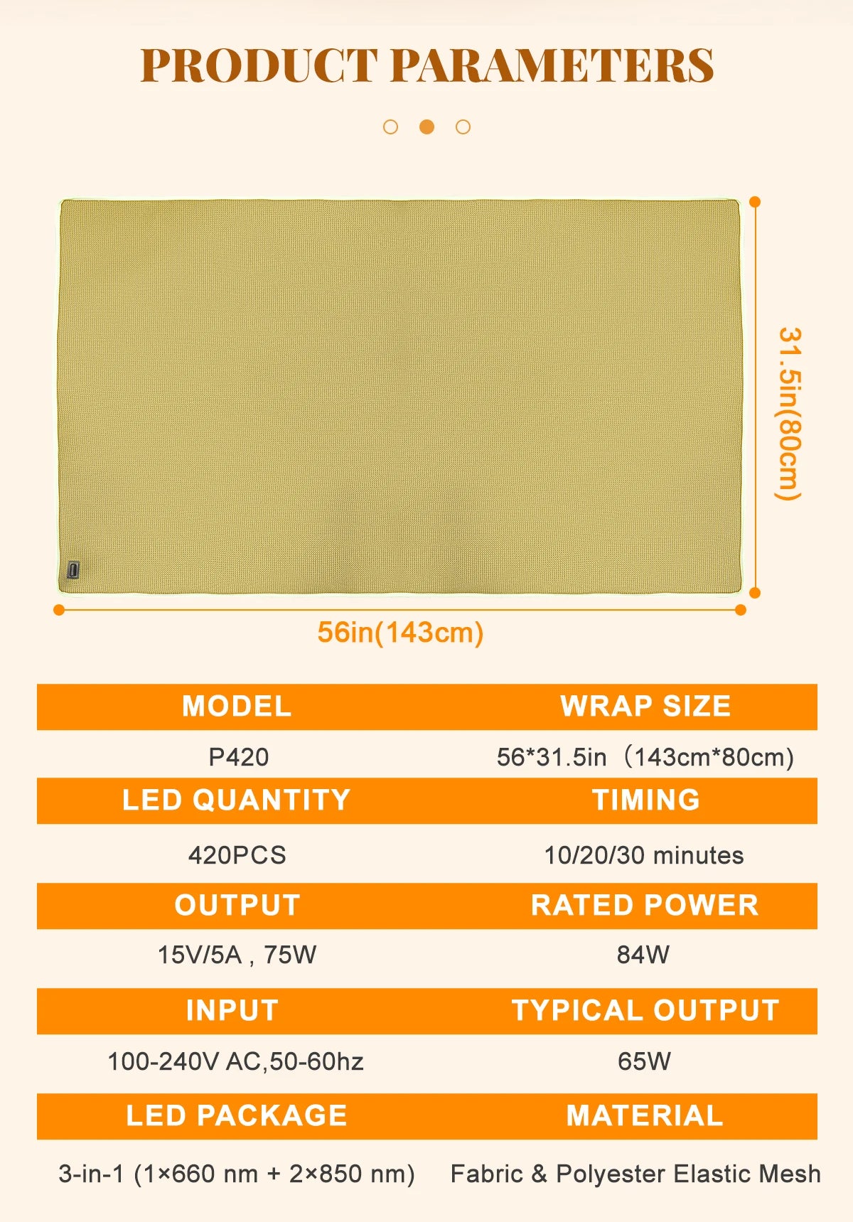 Red Light Therapy Blanket | Full Body Infrared Heating Blanket for At-Home Light Therapy & Relaxation
