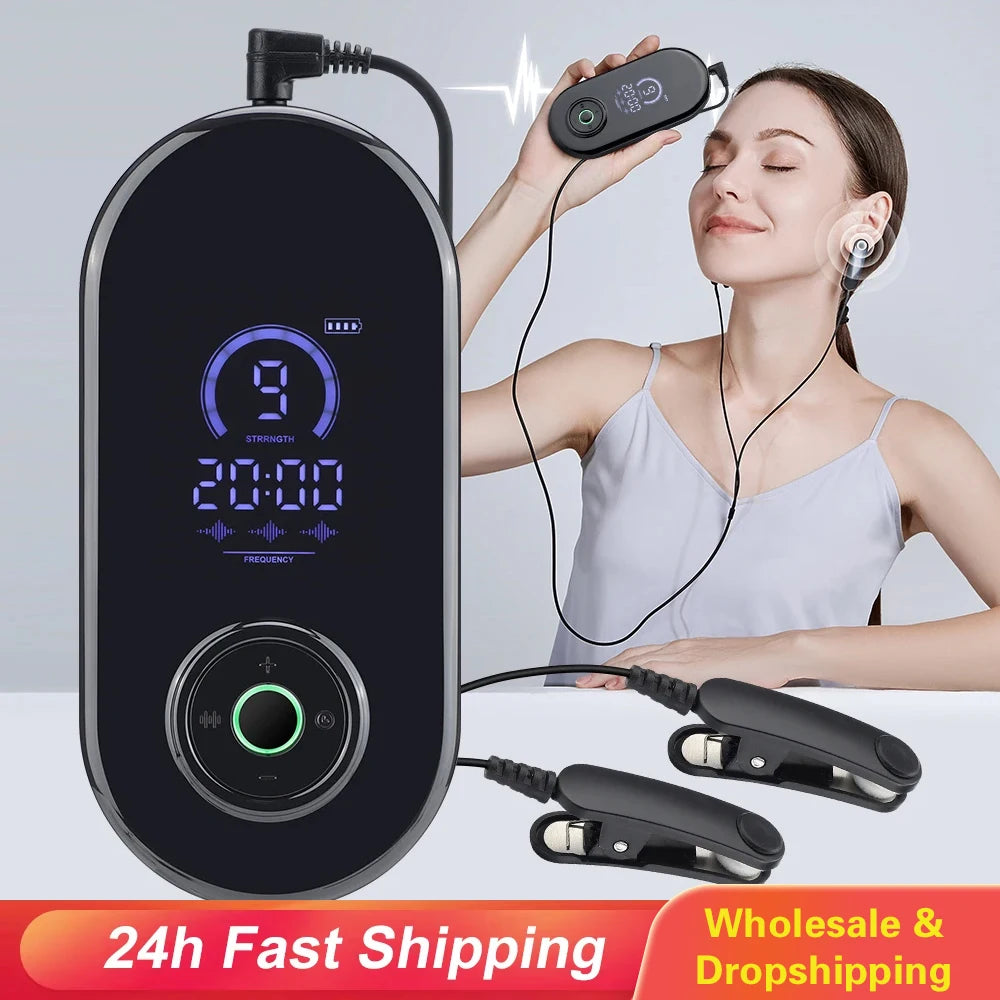 CES Microcurrent Sleep Aid Device – Ear Clip Insomnia Relief