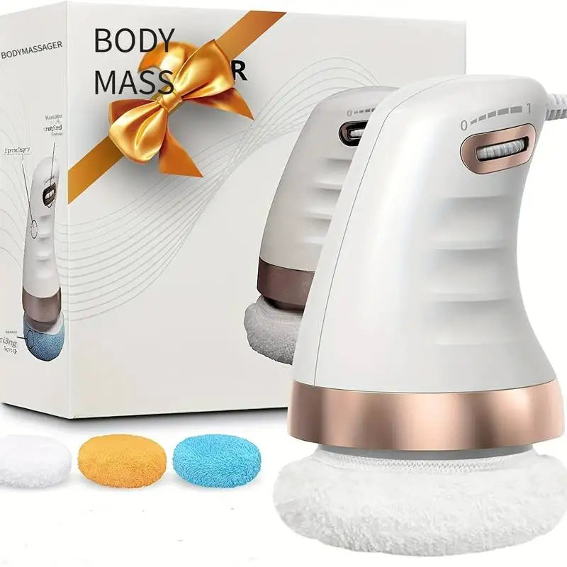 Cellulite Massager | Electric Body Slimming Massager with 360° Vibration, Adjustable Speed & Washable Pads