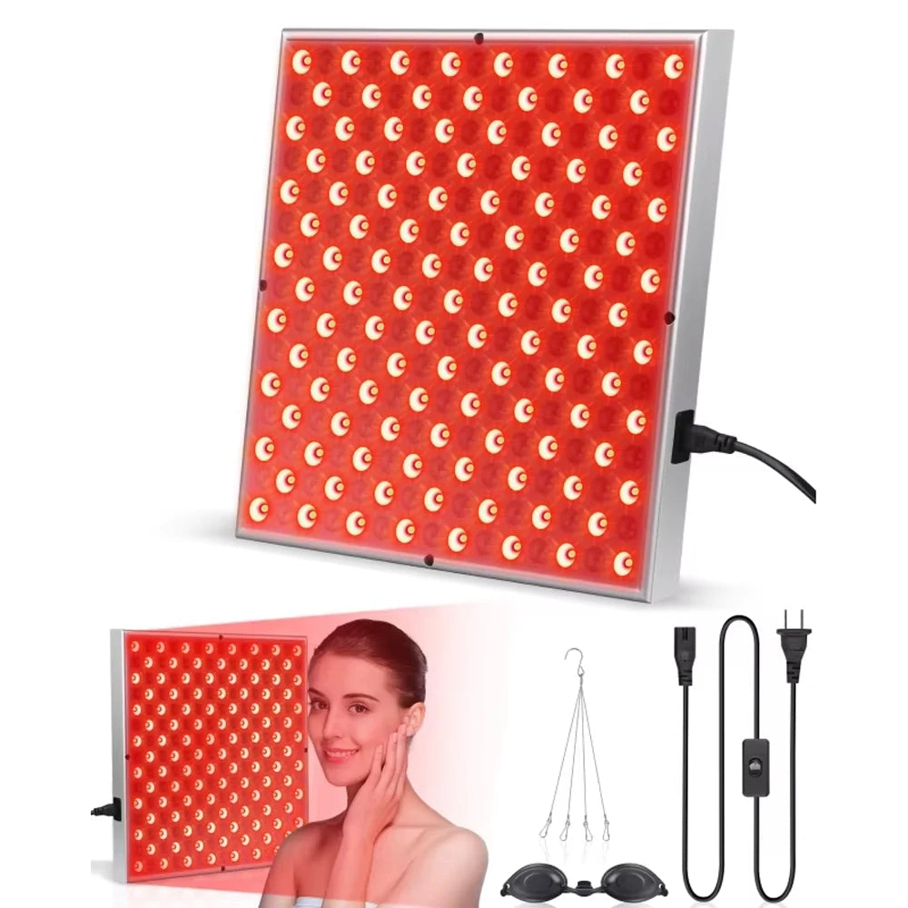 Red Light Therapy Panel | 660nm 850nm Near Infrared LED Lamp for Face, Body & Skin Care