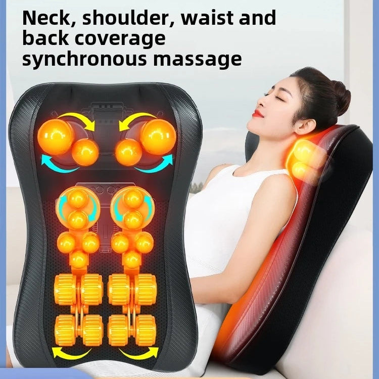 Shiatsu Neck and Back Massager with Heat | Deep Kneading Massage Pillow for Neck, Shoulders & Lower Back