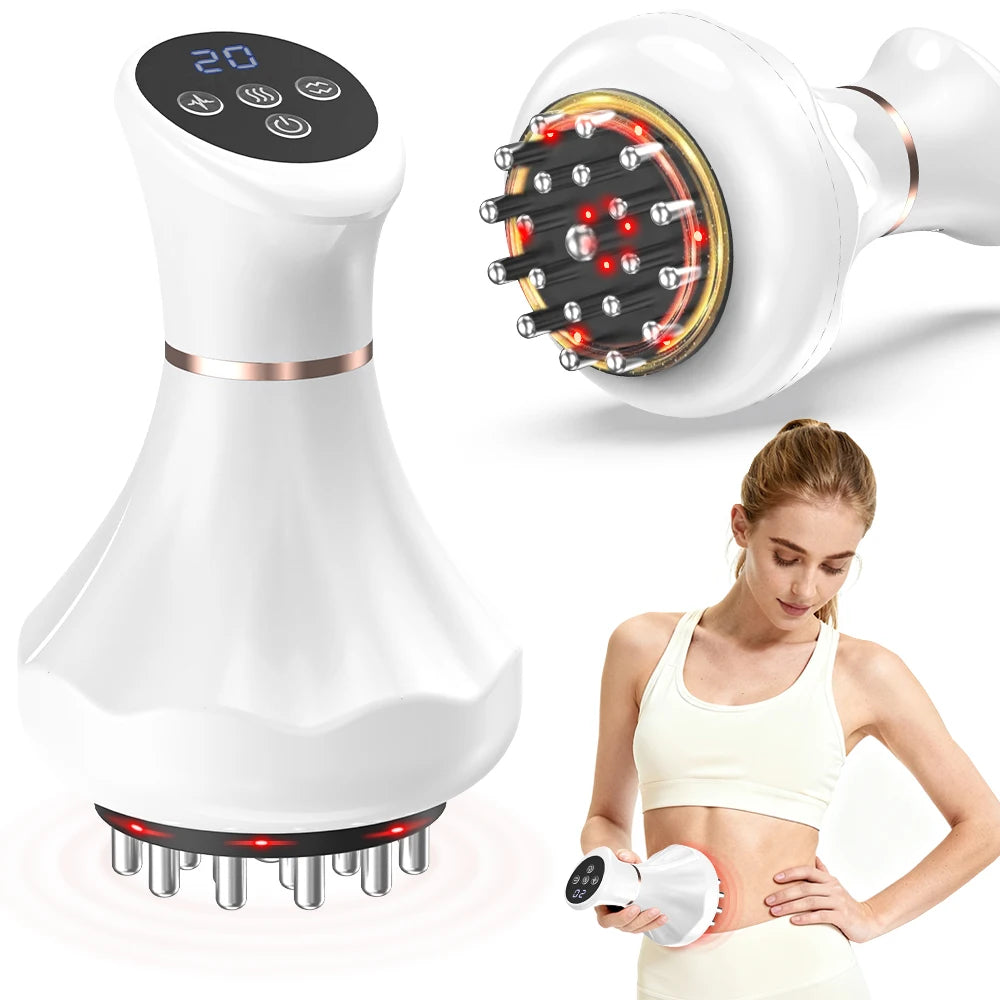 Lymphatic Drainage Massager with Heat | Anti Cellulite Body Massager with Vibration, 3 Modes & 9 Intensities