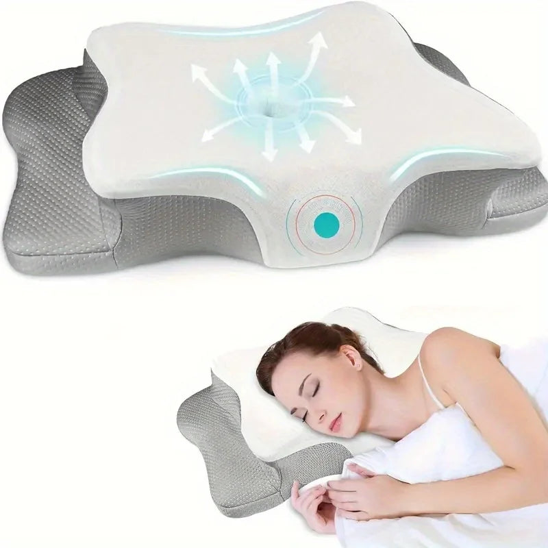 Contour Memory Foam Neck Pillow with Arm Supports