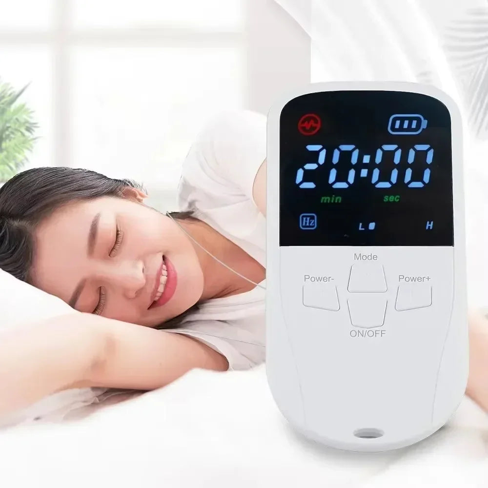 CES Sleep Aid Device | Vagus Nerve Ear Clip Stimulator for Insomnia, Relaxation & Stress Relief
