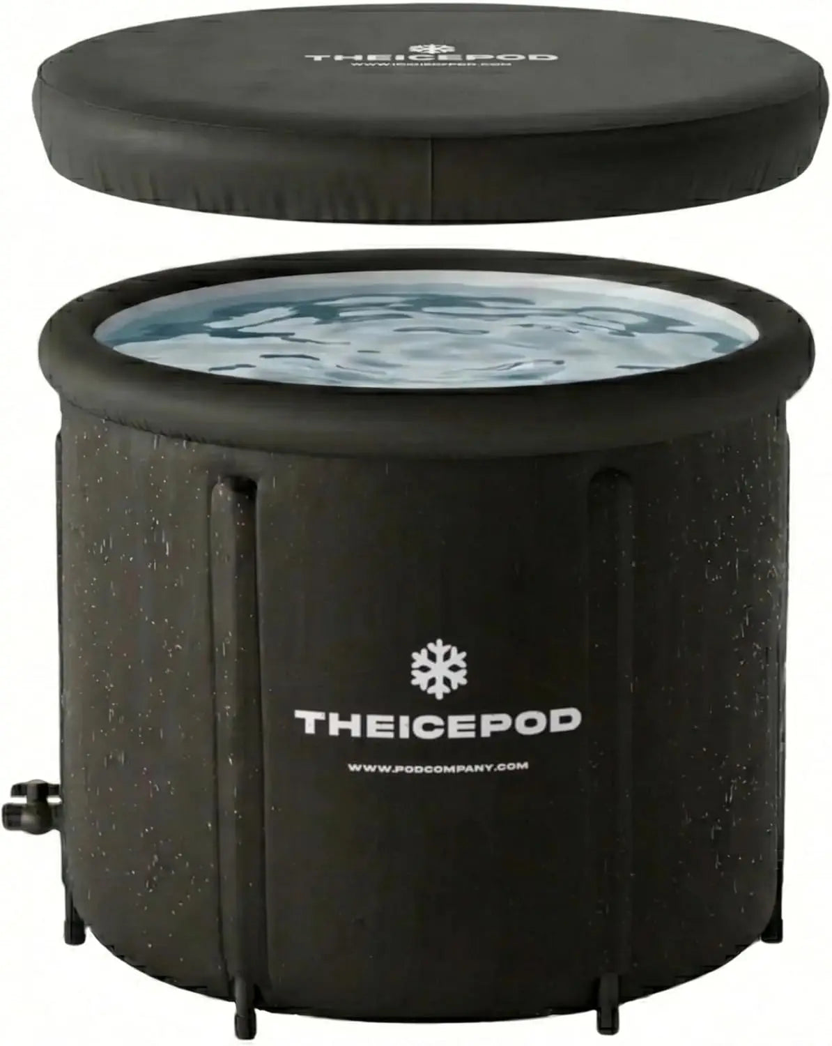 Ice Bath Tub | Portable Cold Plunge Tub for Adults, 84-Gallon Inflatable Recovery Bath with Lid & Drain