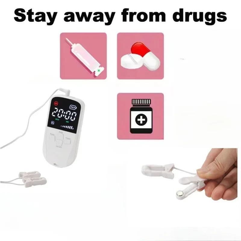 CES Sleep Aid Device | Vagus Nerve Ear Clip Stimulator for Insomnia, Relaxation & Stress Relief