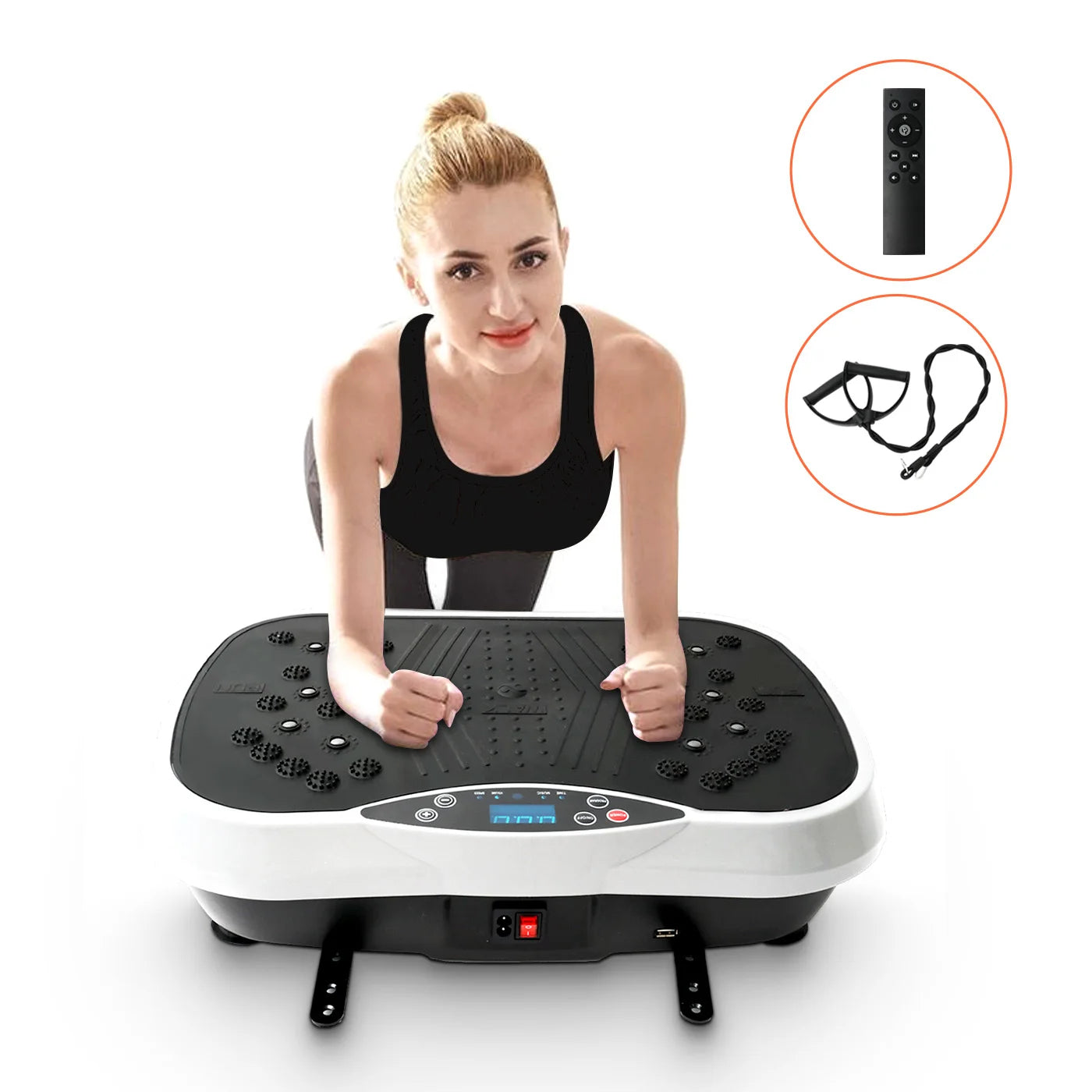 Vibration Plate Exercise Machine | Full Body Shaker with 99 Speeds, 5 Programs, LCD Display & Remote Control