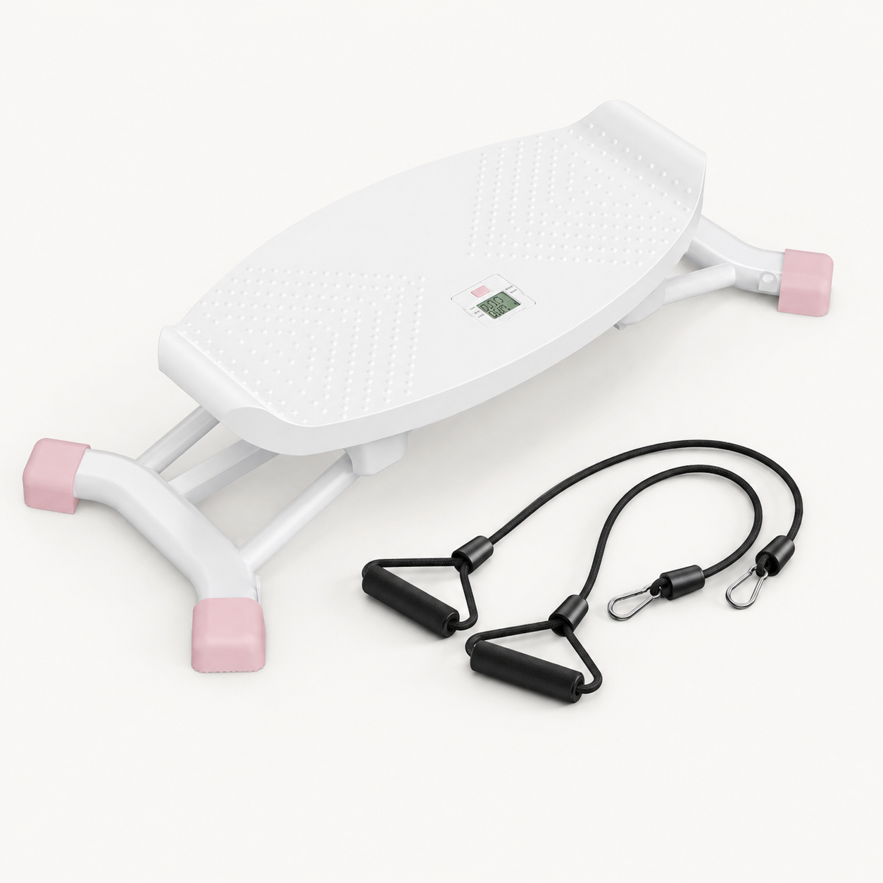 Slide Stepper Ski Trainer with Side-to-Side Motion | Resistance Bands, LCD Monitor, 440 lb Capacity & No Assembly Required