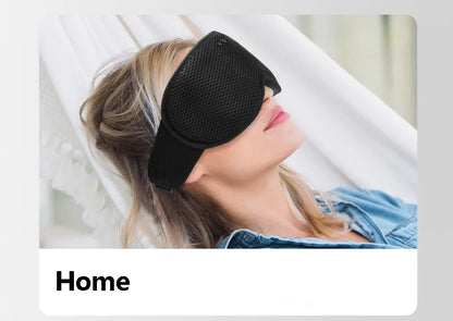 Sleep Headphones Eye Mask | Bluetooth 3D Blackout Sleeping Mask with Wireless Audio, Ultra-Thin Speakers & Adjustable Fit