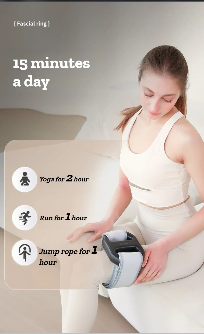 Fascia Massager Ring | Mini Vibration Muscle Massager for Tight Fascia, Muscle Tension & Portable Pain Relief