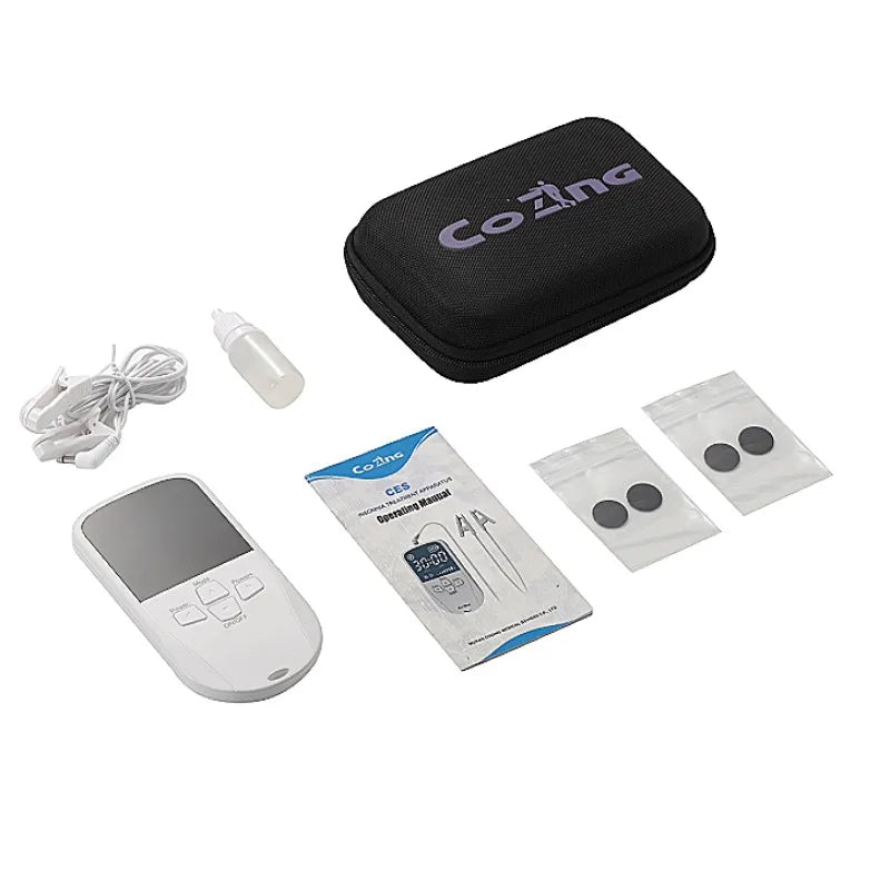 CES Sleep Aid Device | Vagus Nerve Ear Clip Stimulator for Insomnia, Relaxation & Stress Relief