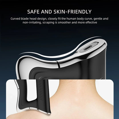 Fascia Scraping Tool Massager | Electric Muscle Scraper with Heat, High-Frequency Vibration & Rechargeable Battery