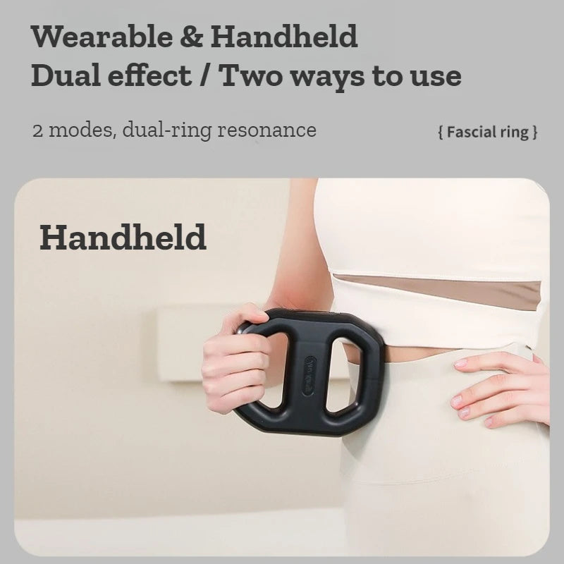 Mini Vibration Body Massager with Dual-Ring Contact Design