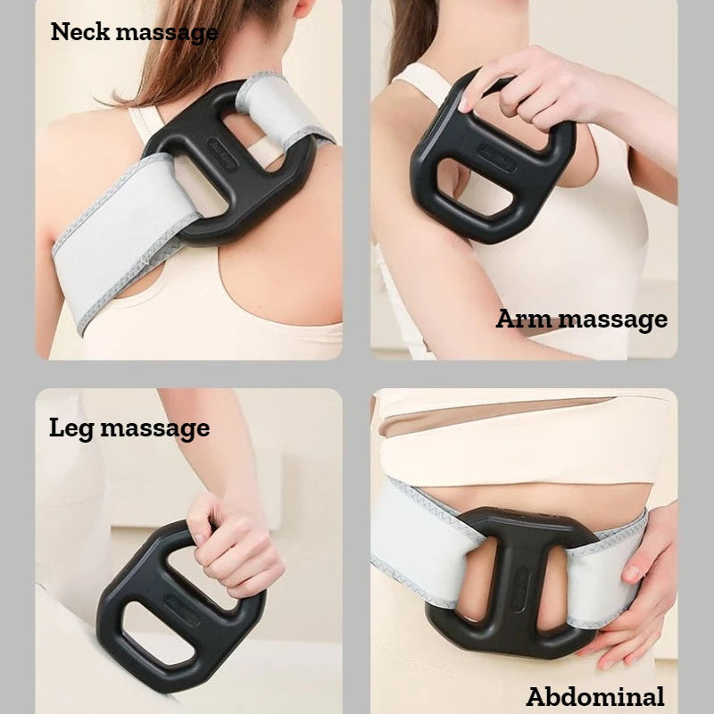 Mini Vibration Body Massager with Dual-Ring Contact Design