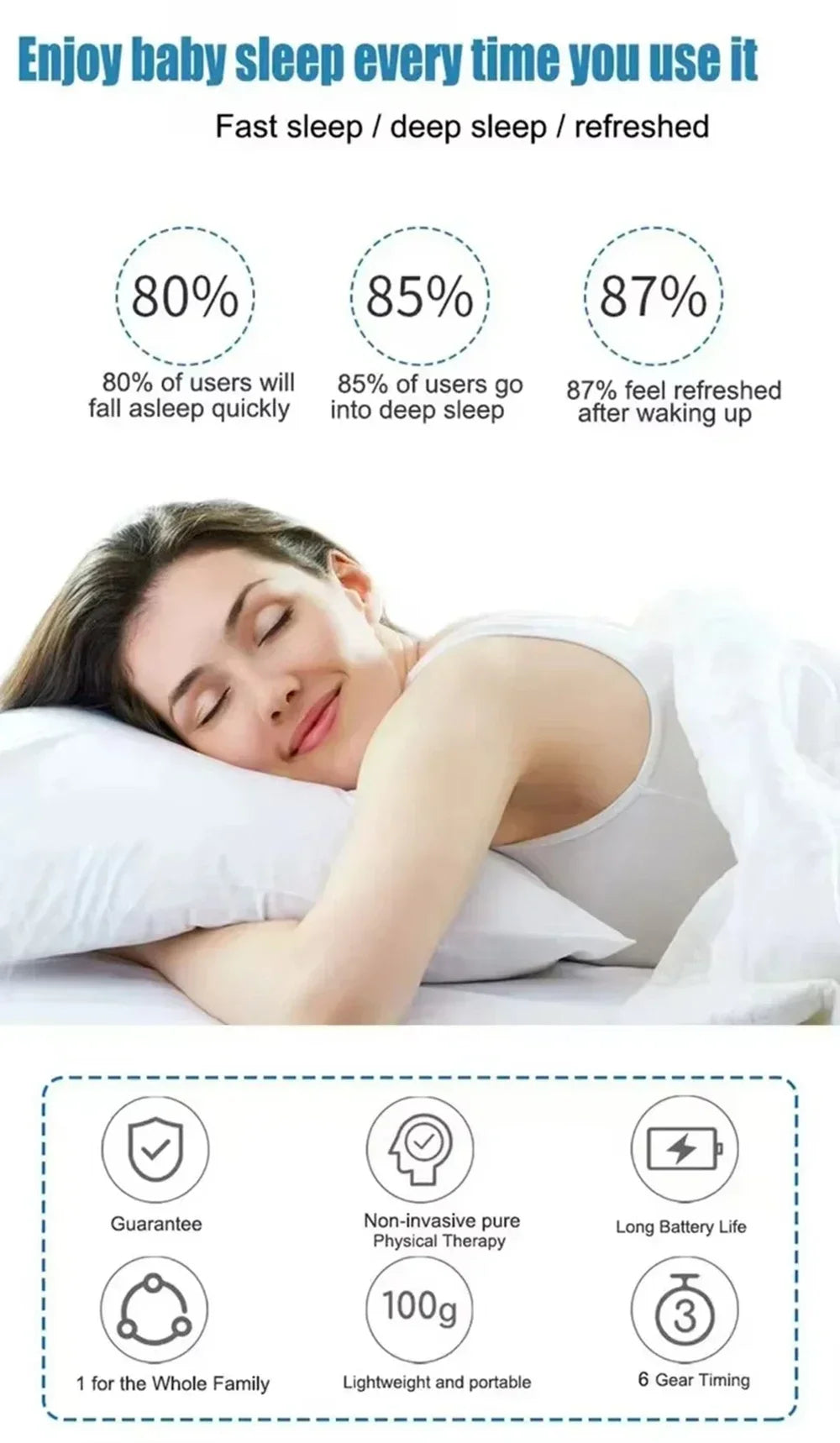 Vagus Nerve Stimulator Sleep Aid | Ear Clip Neurostimulation Device for Insomnia, Relaxation & Stress Relief