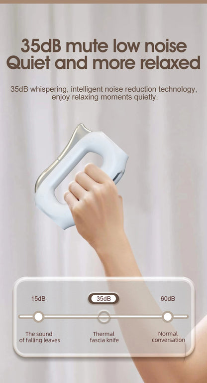 Fascia Scraping Tool Massager with Heat | Electric Muscle Scraper with Microcurrent, Vibration & 5 Heat Levels