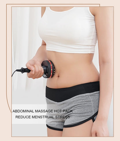 Electric Gua Sha Massager with Heat | Microcurrent Body Massage Brush for Back, Arms, Legs & Muscle Relaxation