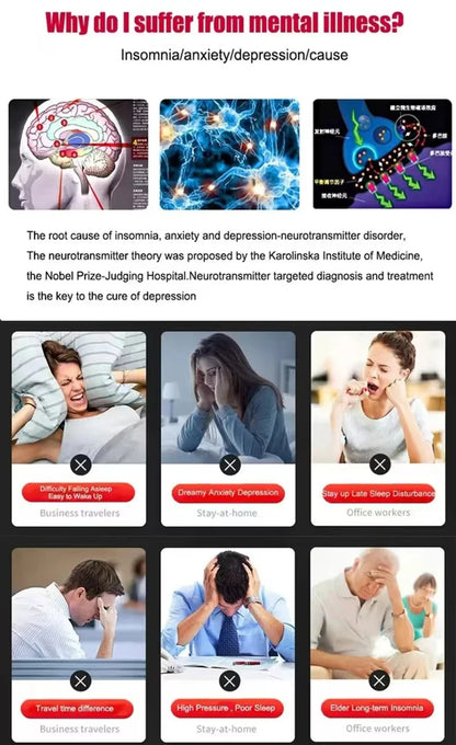 Vagus Nerve Stimulator Sleep Aid | Ear Clip Neurostimulation Device for Insomnia, Relaxation & Stress Relief