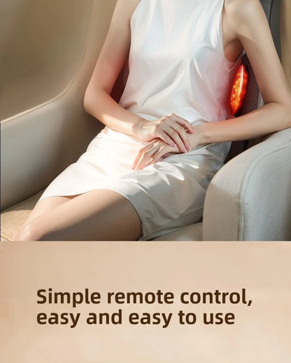 Massage Seat Cushion with Heat | Full Body Vibration Chair Massager for Back, Waist, Thighs, Office & Car