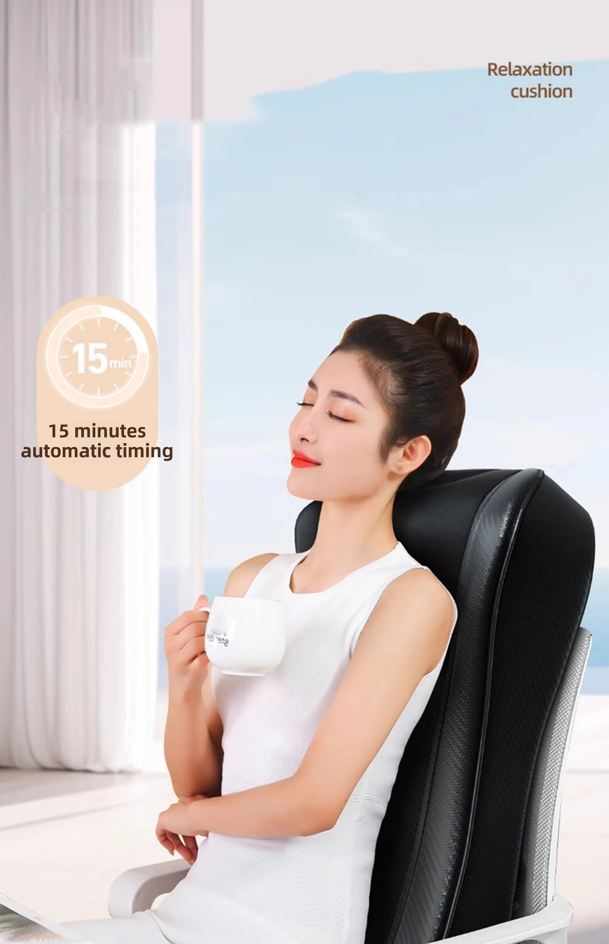 Shiatsu Neck and Back Massager with Heat | Deep Kneading Massage Pillow for Neck, Shoulders & Lower Back