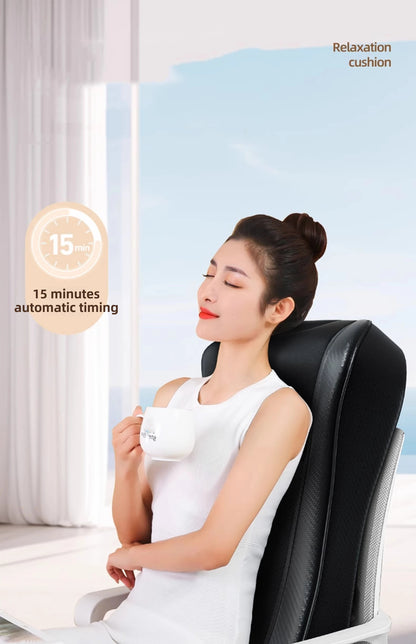Shiatsu Neck and Back Massager with Heat | Deep Kneading Massage Pillow for Neck, Shoulders & Lower Back