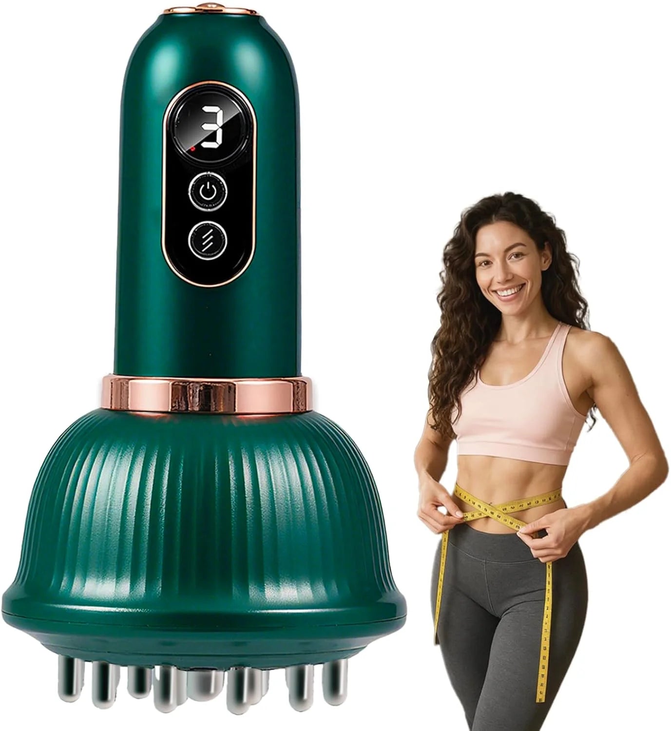 Lymphatic Drainage Massager | Anti Cellulite Body Massager for Legs, Thighs, Belly, Arms & Waist