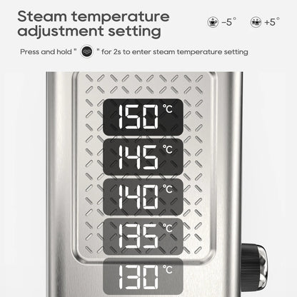 Compact 20-Bar Espresso Machine with Steam Wand | 51mm Portafilter, Hot and Cold Brew & Adjustable Temperature Control