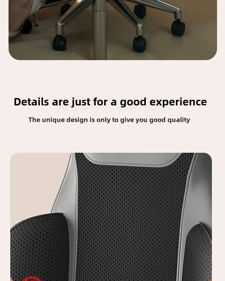 Massage Seat Cushion with Heat | Full Body Vibration Chair Massager for Back, Waist, Thighs, Office & Car