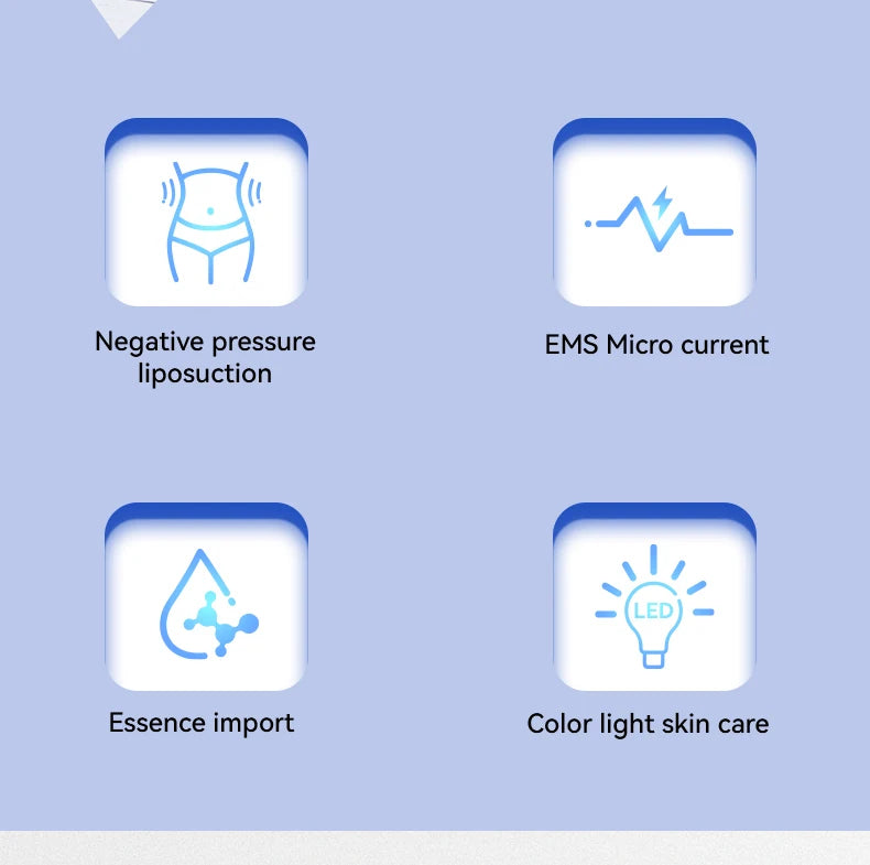 EMS Cupping Massager | Electric Face and Body Sculpting Massager with Suction, Gua Sha & Adjustable Intensity