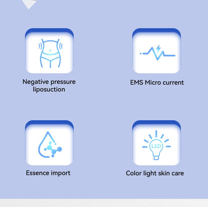 EMS Cupping Massager | Electric Face and Body Sculpting Massager with Suction, Gua Sha & Adjustable Intensity