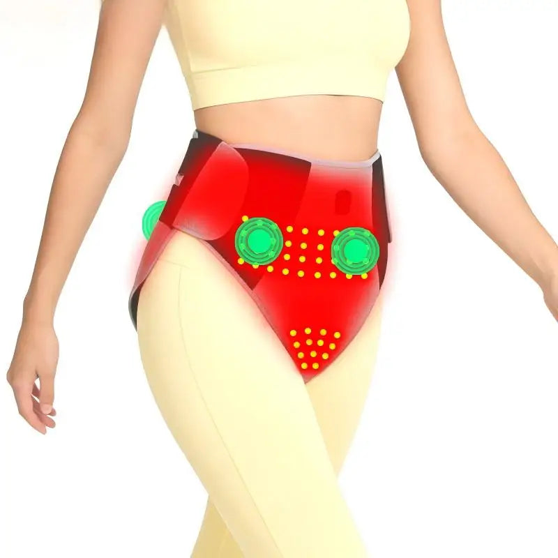 Period Heating Underwear | Women’s Heated Briefs with Red Light Therapy, 3 Heat Levels & Lower Belly Warmth
