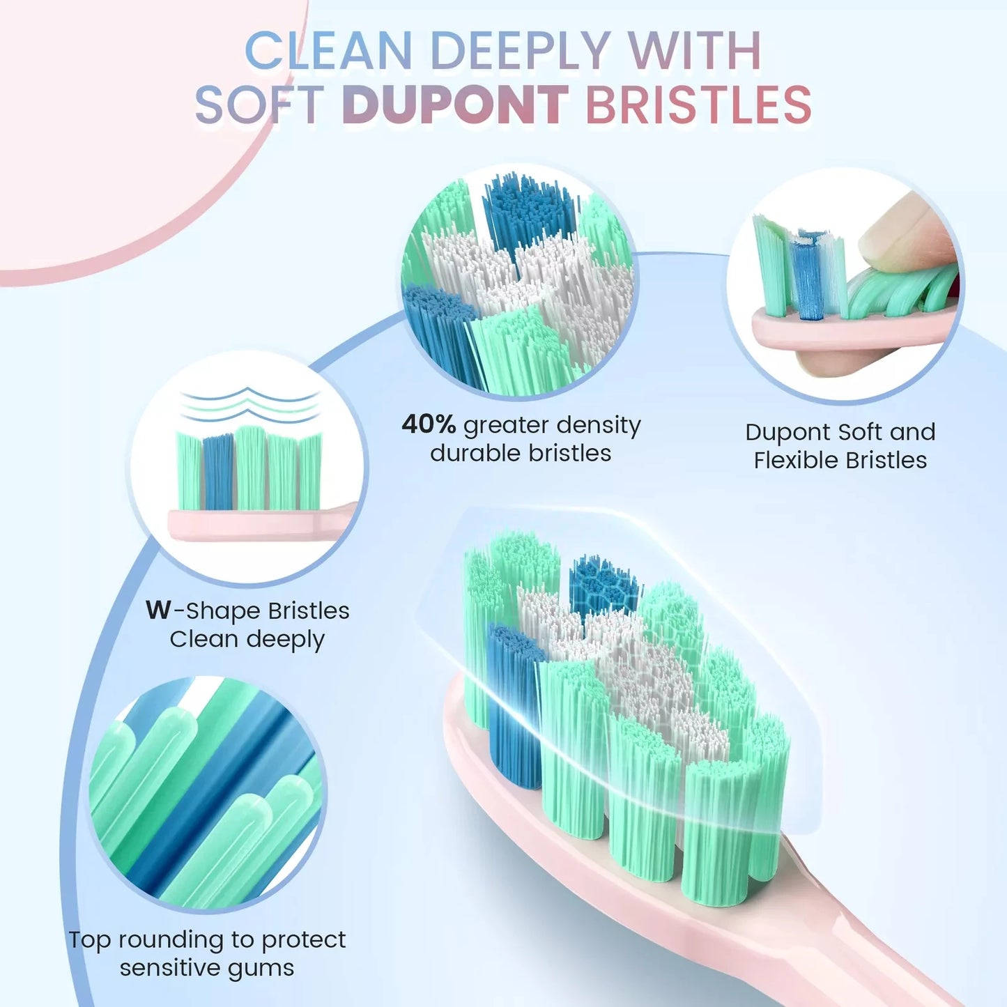 Sonic Electric Toothbrush | 37,200 Vibrations/min Deep Clean | 5 Modes, 12 Brush Heads, 30-Day Battery | Dentist-Level Oral Care & Travel-Friendly Design