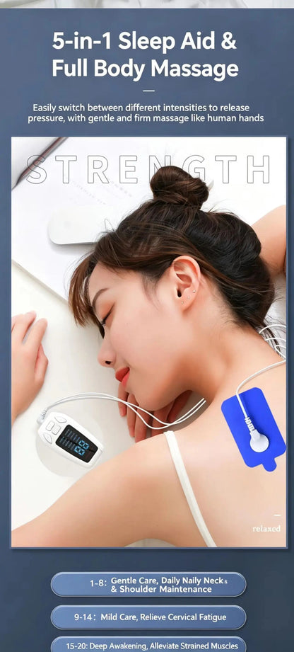 Vagus Nerve Stimulator Sleep Aid | Ear Clip Neurostimulation Device for Insomnia, Relaxation & Stress Relief