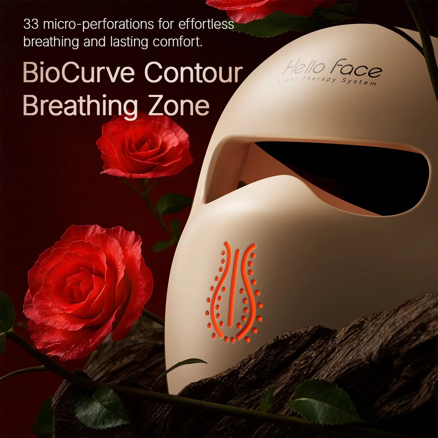 LED Face Mask Light Therapy | 4D Silicone Red Blue LED Mask with 311 LEDs for Wrinkles, Acne & Skin Tone