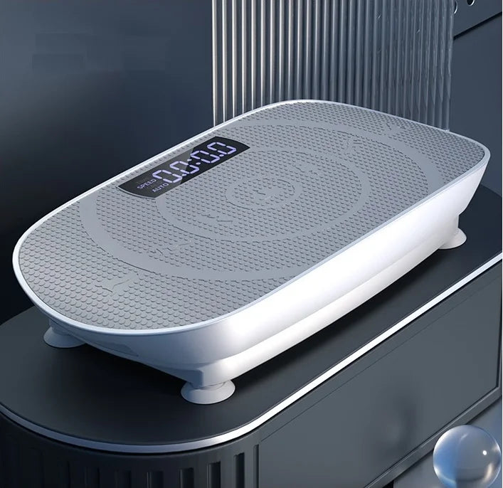 Vibration Plate Exercise Machine, 10 Speeds, Remote and Resistance Bands