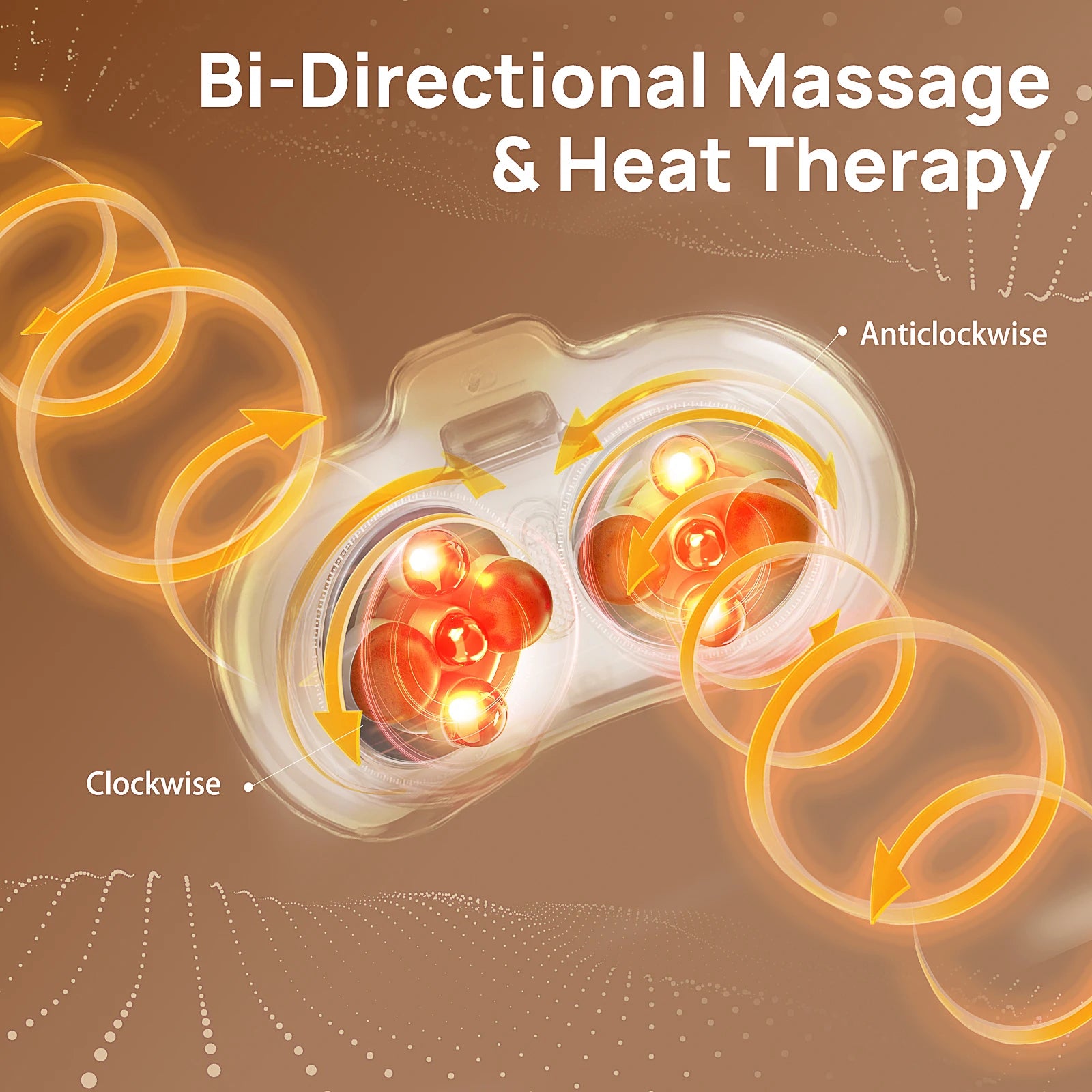 Abdominal Heating Pad Massager | Cordless Belly Massager for Cramps, Stomach Tension & Relaxation