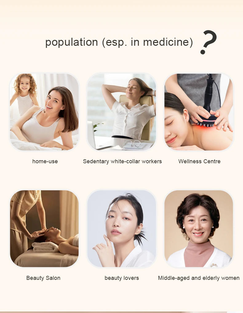 Electric Gua Sha Massager with Heat | Microcurrent Body Massage Brush for Back, Arms, Legs & Muscle Relaxation