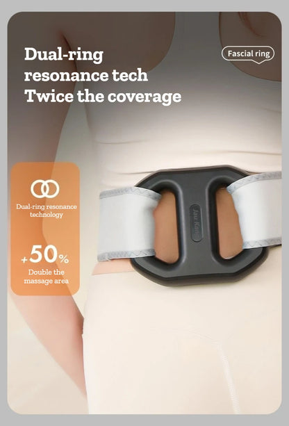 Fascia Massager Ring | Mini Vibration Muscle Massager for Tight Fascia, Muscle Tension & Portable Pain Relief