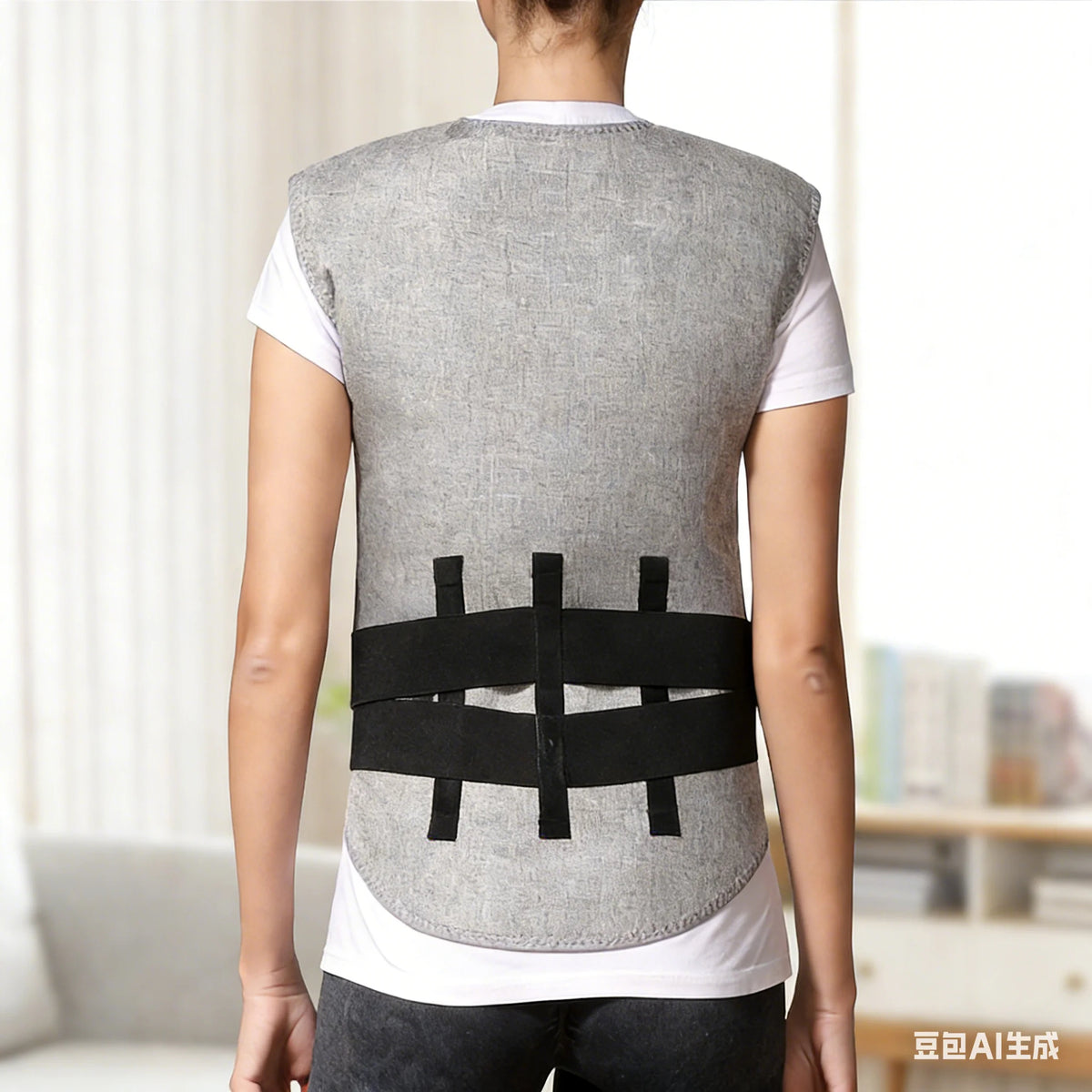 Heating Pad Wrap for Back and Shoulders with 3 Heat Settings