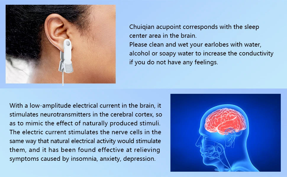 CES Sleep Aid Device | Handheld Microcurrent Sleep Therapy for Insomnia, Anxiety, Stress & Relaxation