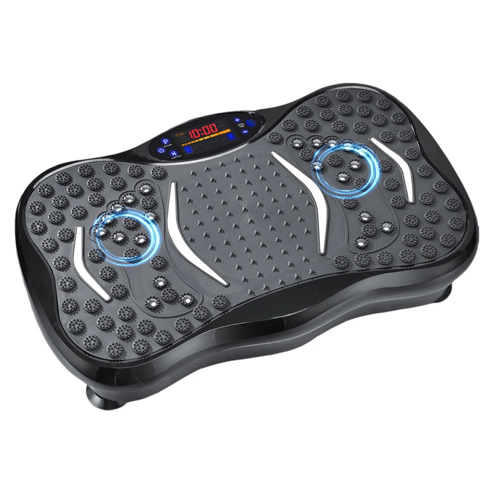 Vibration Plate Exercise Machine | Bluetooth Full Body Shaker with Speed Programs & Foot Massage Pedal