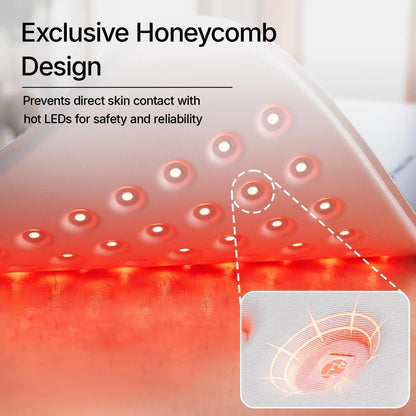 Red Light Therapy Belt | 660nm 850nm Infrared Light Therapy Wrap for Pain Relief, Muscle Recovery & Joint Support