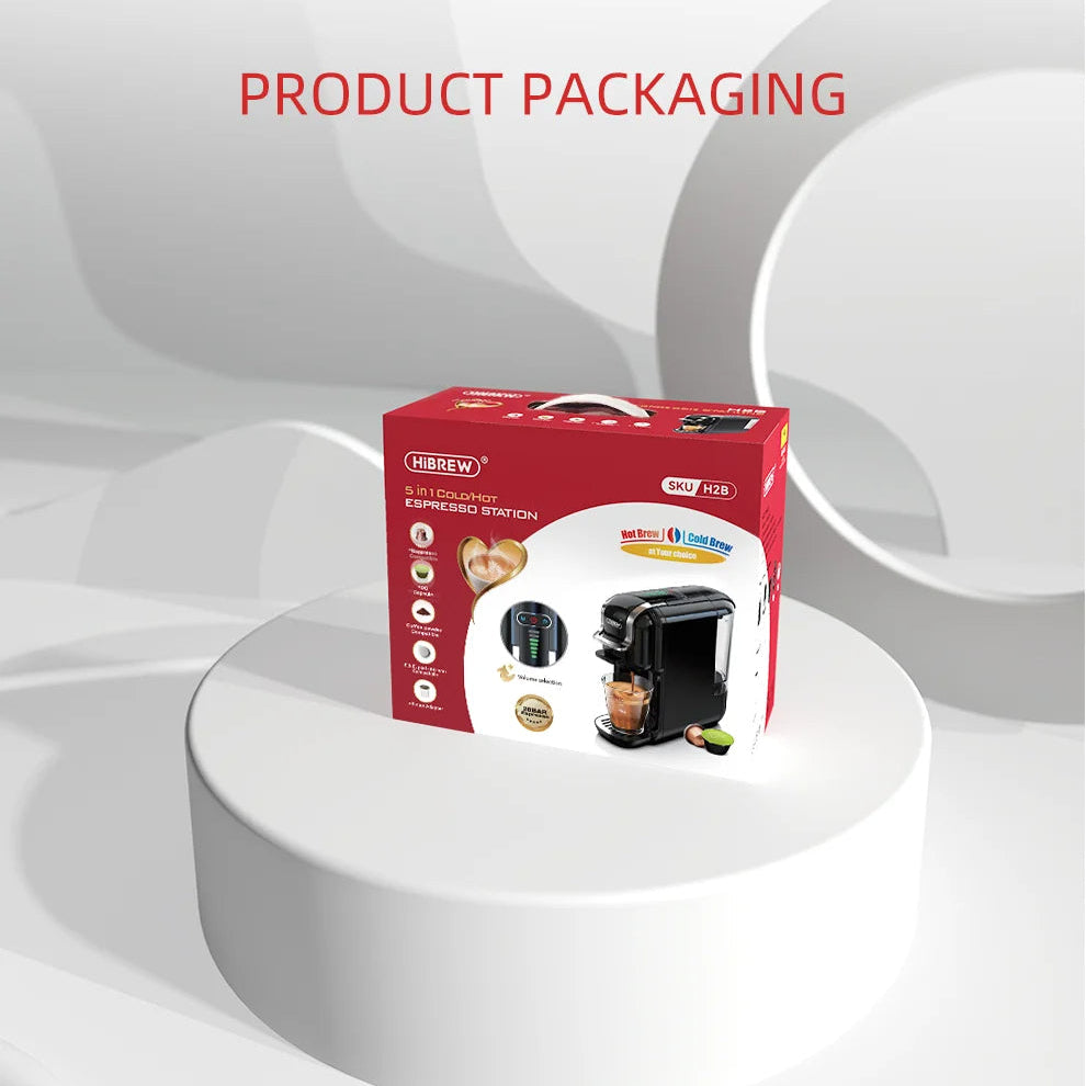 5-in-1 Pod and Ground Coffee Maker with Interchangeable Adapters