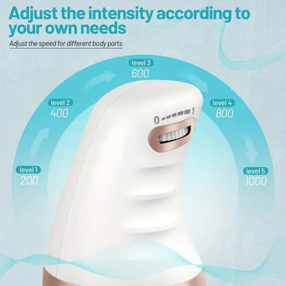 Cellulite Massager | Electric Body Slimming Massager with 360° Vibration, Adjustable Speed & Washable Pads