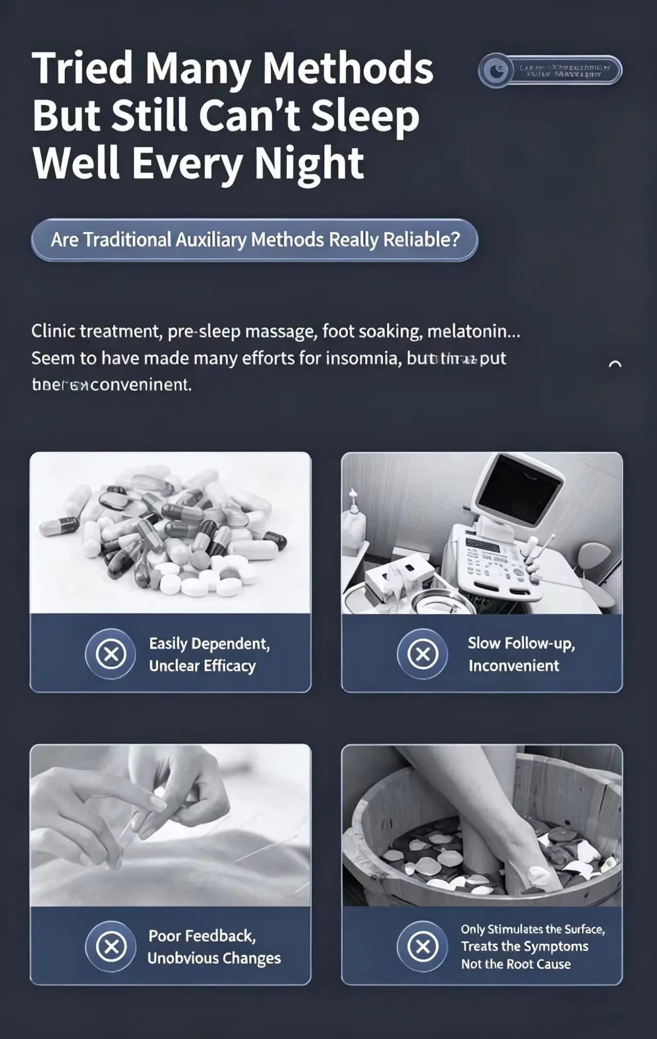 Vagus Nerve Stimulator Sleep Aid | Ear Clip Neurostimulation Device for Insomnia, Relaxation & Stress Relief