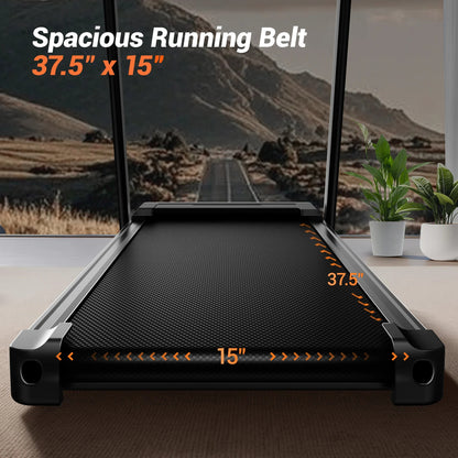Foldable Smart Treadmill | 3.0HP Brushless Motor, Quiet <45dB, Bluetooth Audio, 7-Layer Shock Absorption & LED Display | Compact Home Running Machine