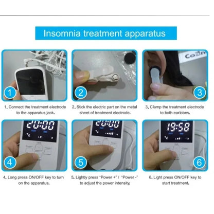 CES Sleep Aid Device | Vagus Nerve Ear Clip Stimulator for Insomnia, Relaxation & Stress Relief