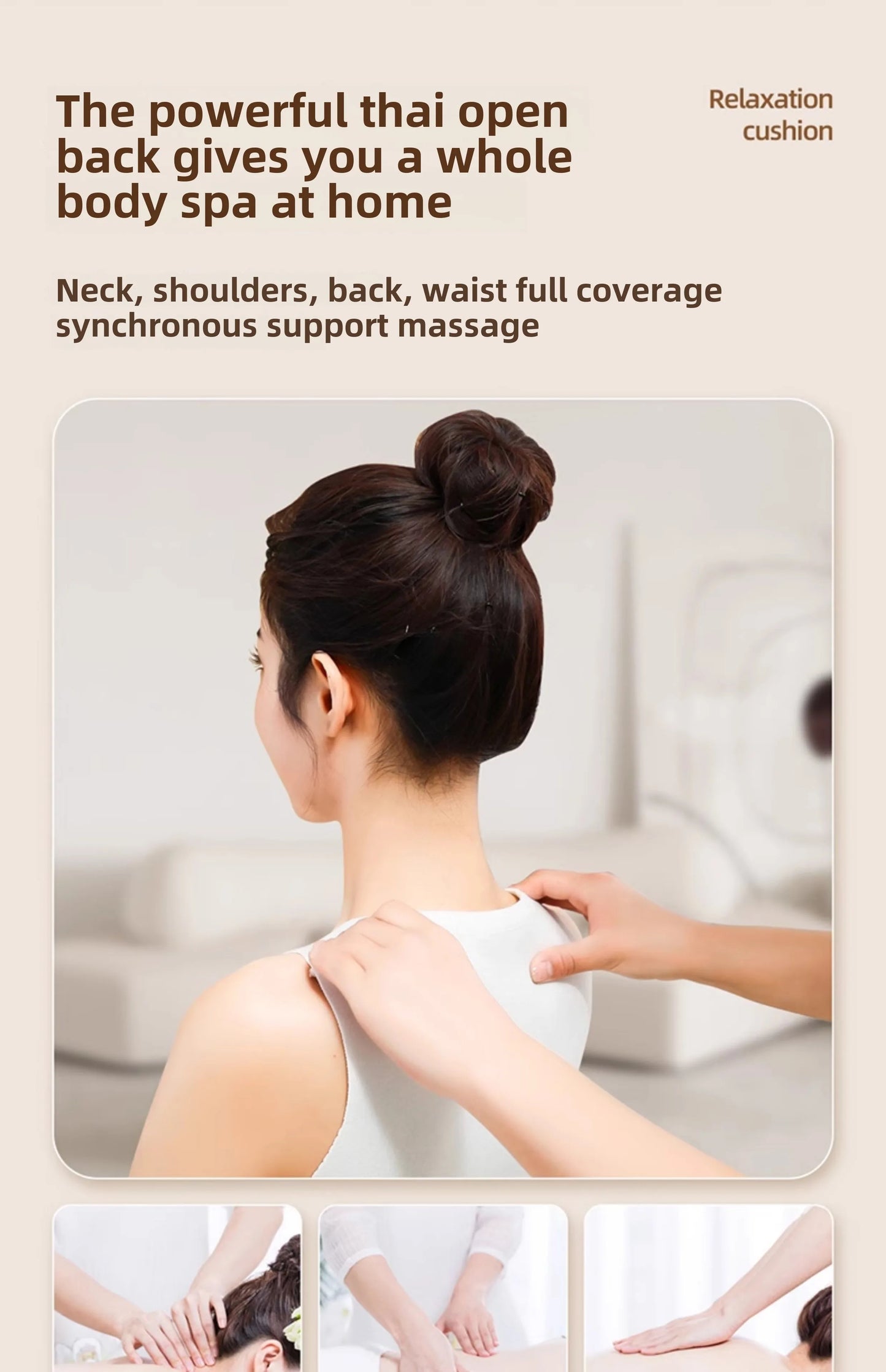 Shiatsu Neck and Back Massager with Heat | Deep Kneading Massage Pillow for Neck, Shoulders & Lower Back