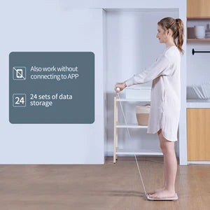 8-Electrode Smart Body Fat Scale with Segmental BIA | 20 Metrics, Color Display, Fitdays App, 24 Users & 400 lb Capacity